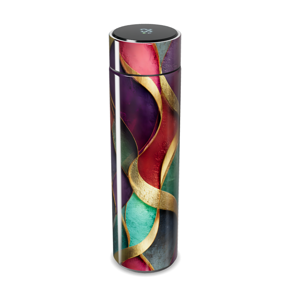 Garrafa Térmica Touch - Colorida com Display Digital