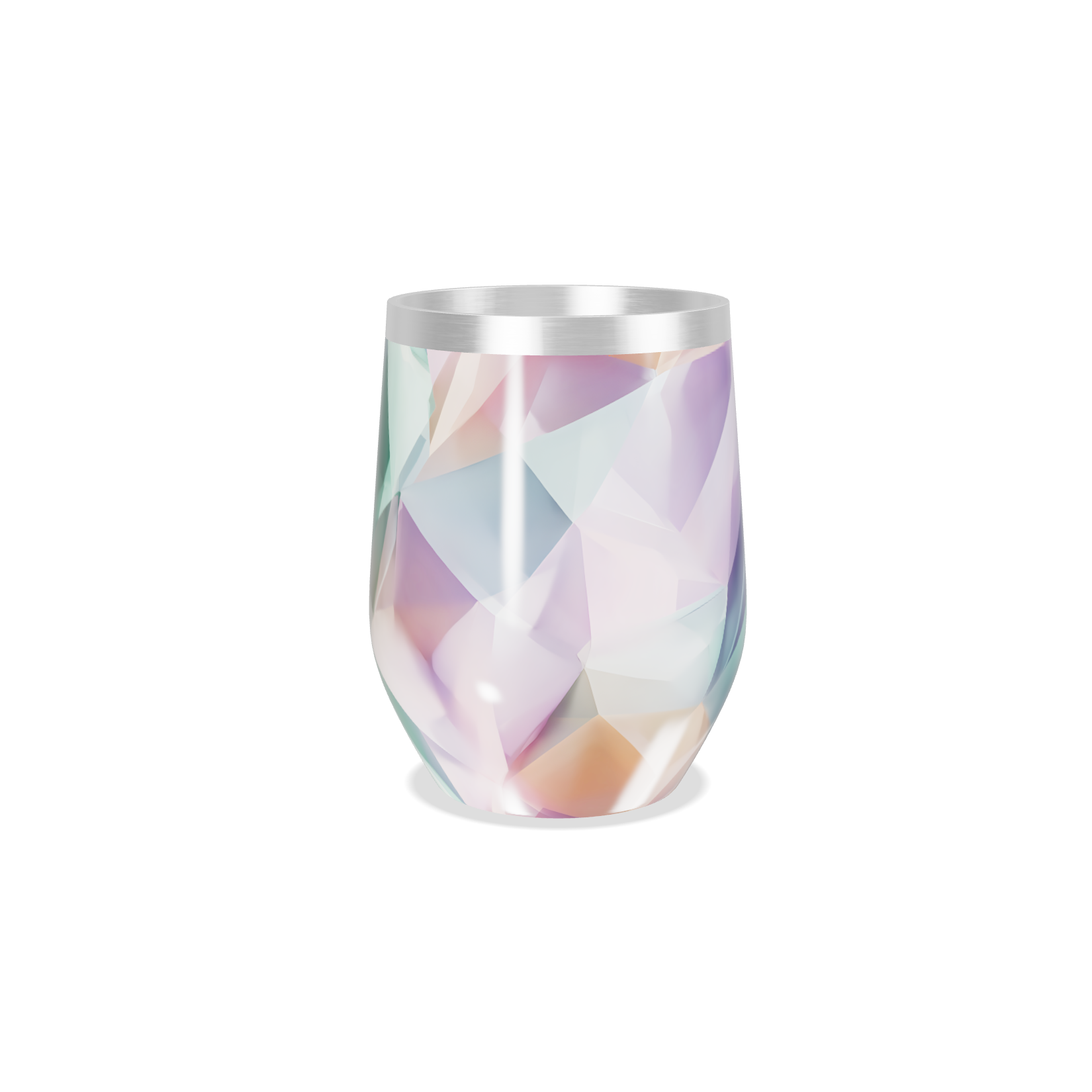 Copo Térmico Slim - Estampa Cristal Colorido