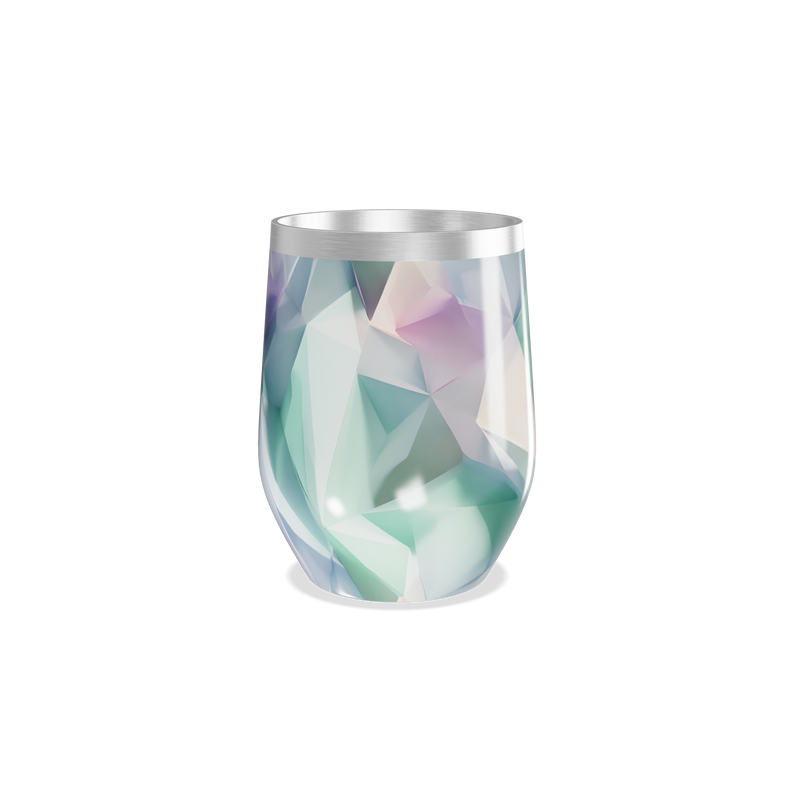 Copo Térmico Slim - Estampa Cristal Colorido