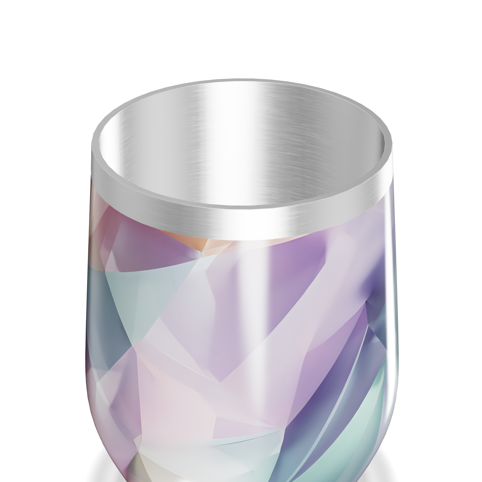 Copo Térmico Slim - Estampa Cristal Colorido