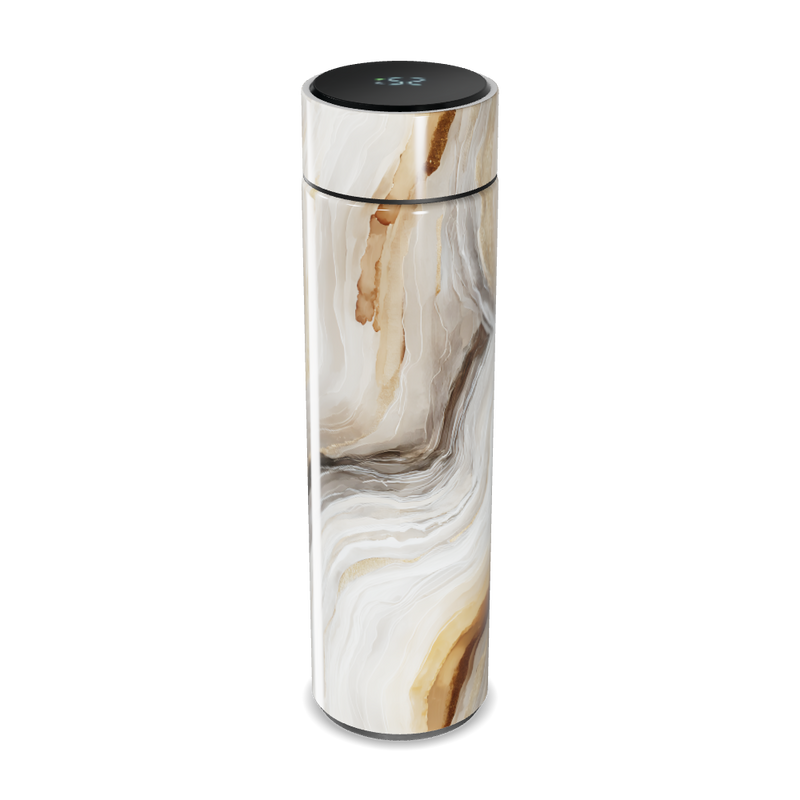 Garrafa Térmica Touch - Mármore Bege Digital