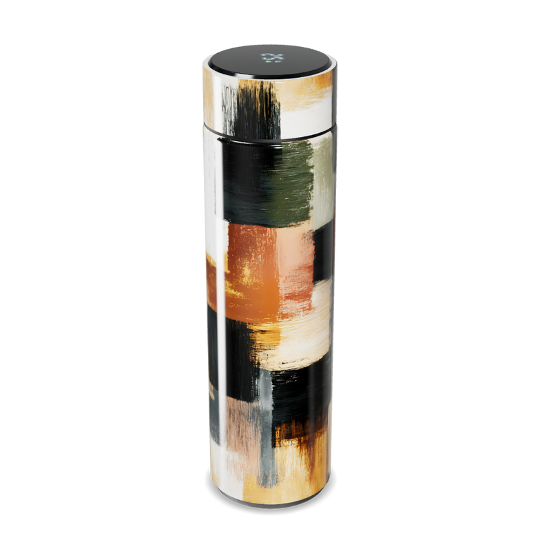 Garrafa Térmica Touch - Estampa Abstrata Colorida