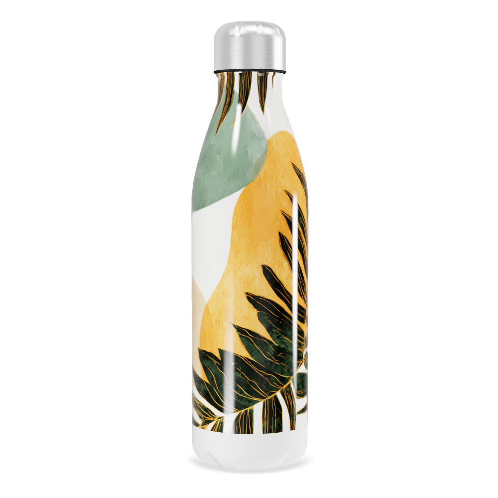 Garrafa Inox - Folhagem Tropical