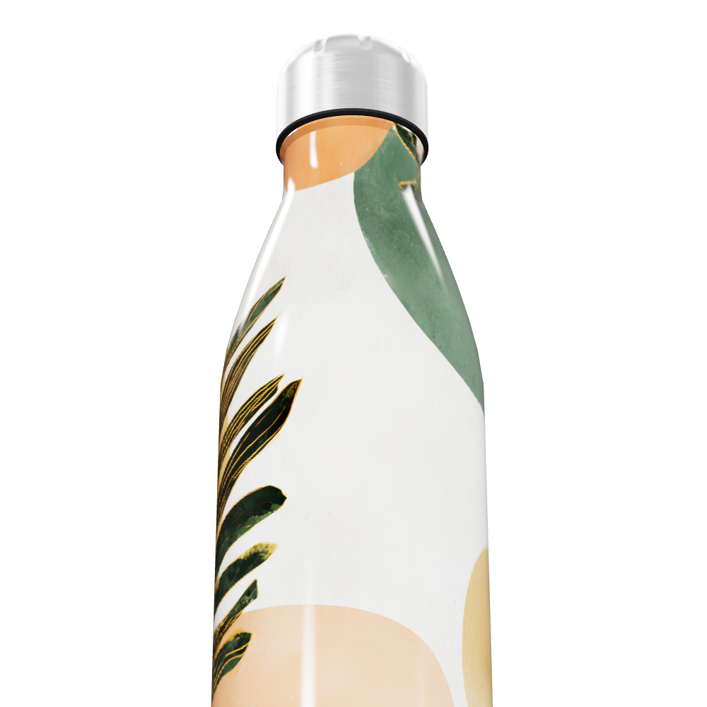 Garrafa Inox - Folhagem Tropical