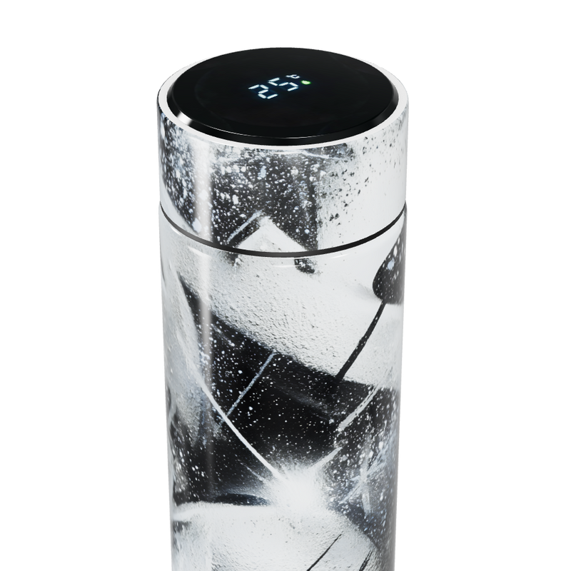 Garrafa Térmica Touch - Estampa Abstrata Aço inox