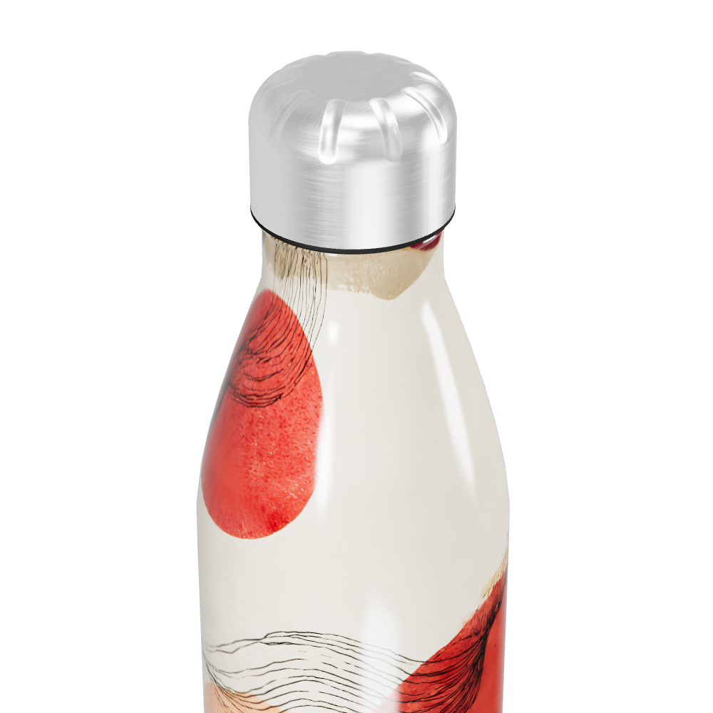 Garrafa Inox - Estampa Abstrata Colorida
