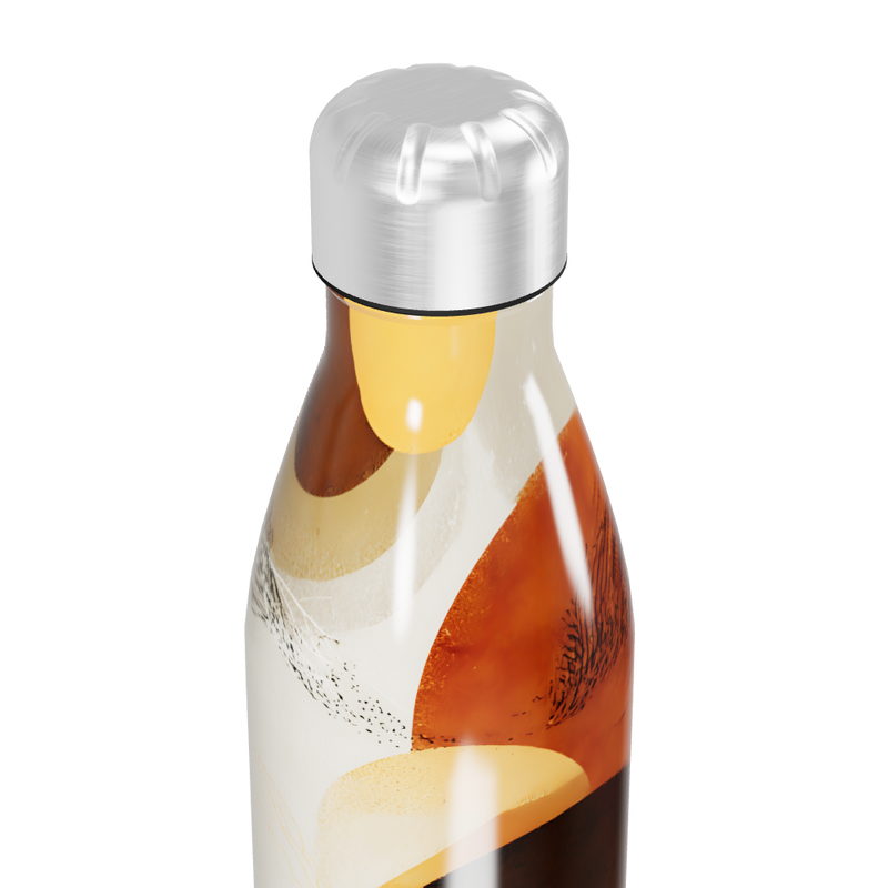 Garrafa Inox - Estampa Abstrata Colorida