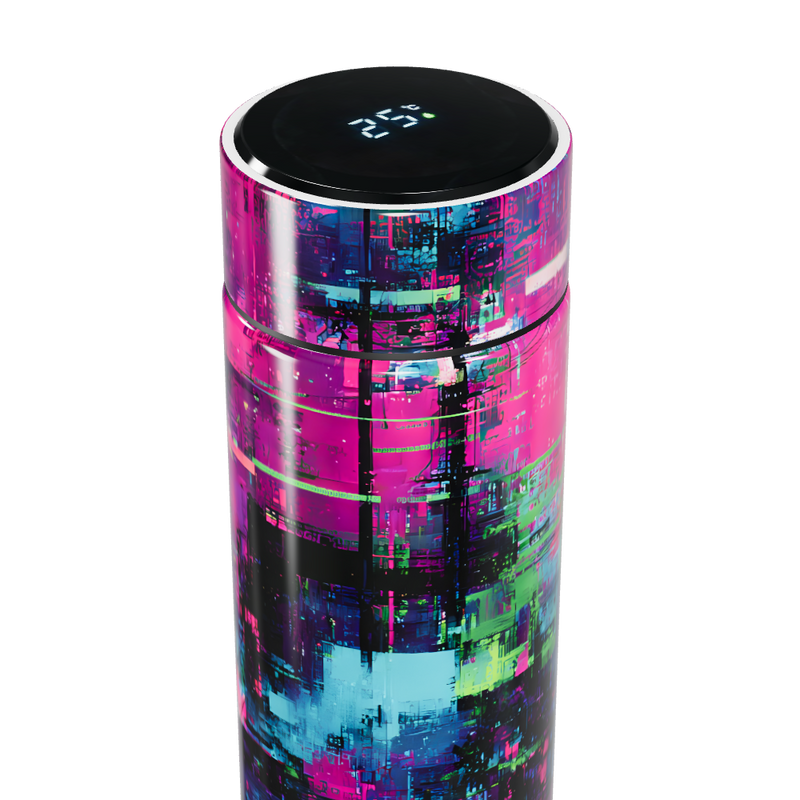 Garrafa Térmica Touch - Estampa Colorida