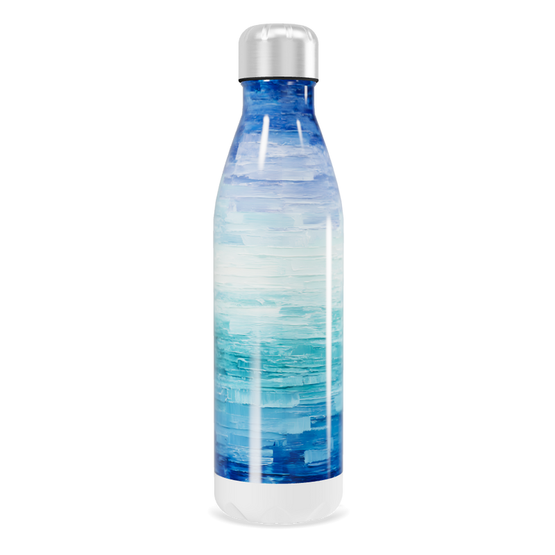 Garrafa Inox - Estampa Azul Oceano