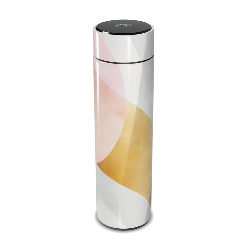 Garrafa Térmica Touch - Design Abstrato Multicor