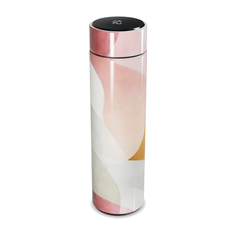 Garrafa Térmica Touch - Design Abstrato Multicor