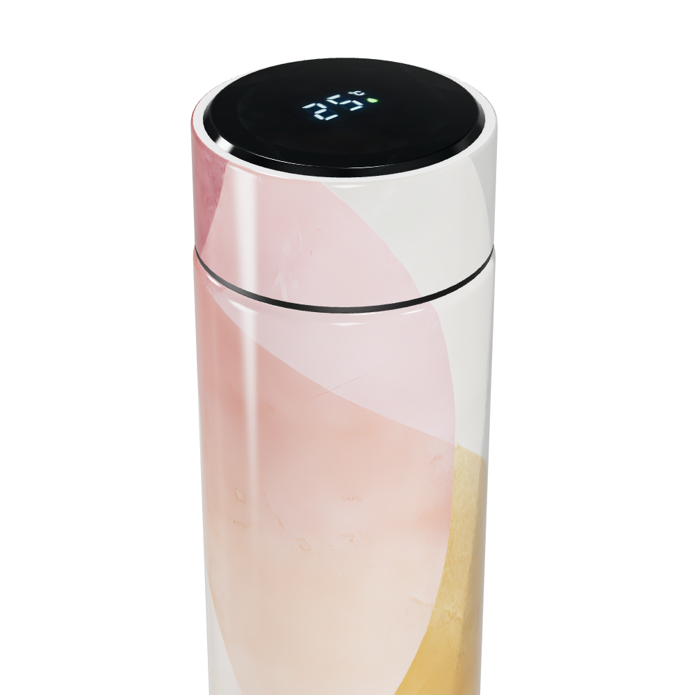 Garrafa Térmica Touch - Design Abstrato Multicor