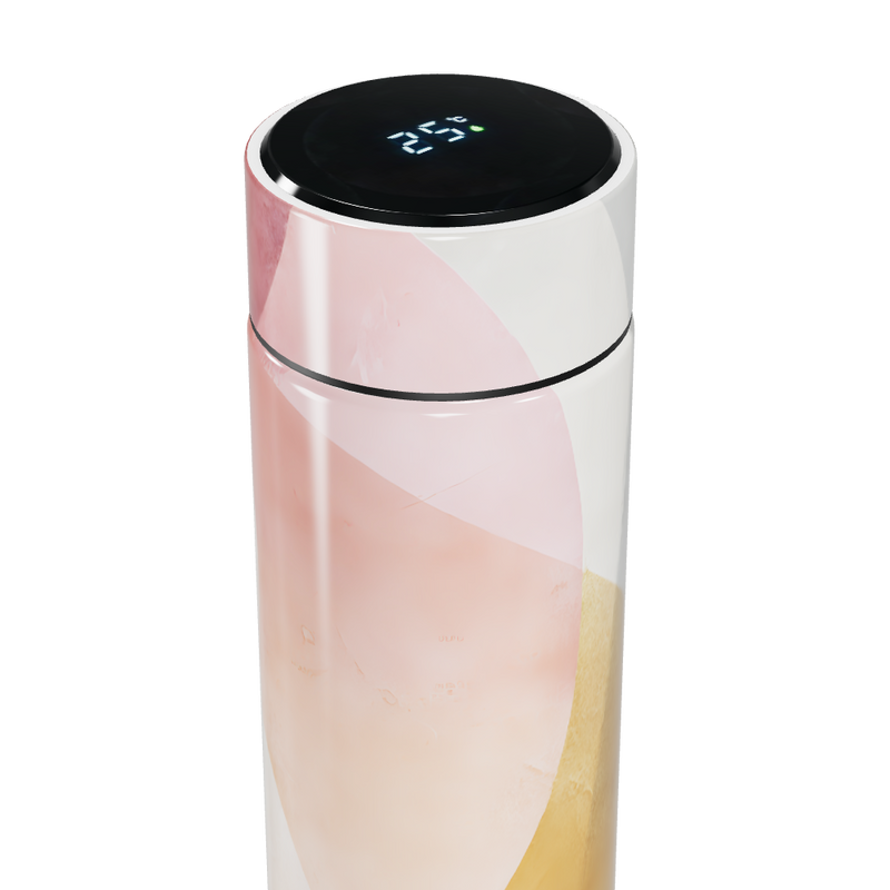 Garrafa Térmica Touch - Design Abstrato Multicor