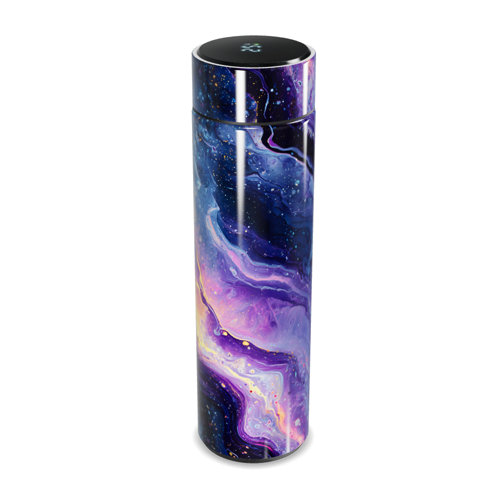 Garrafa Térmica Touch Estampa Abstrata Multicolorida