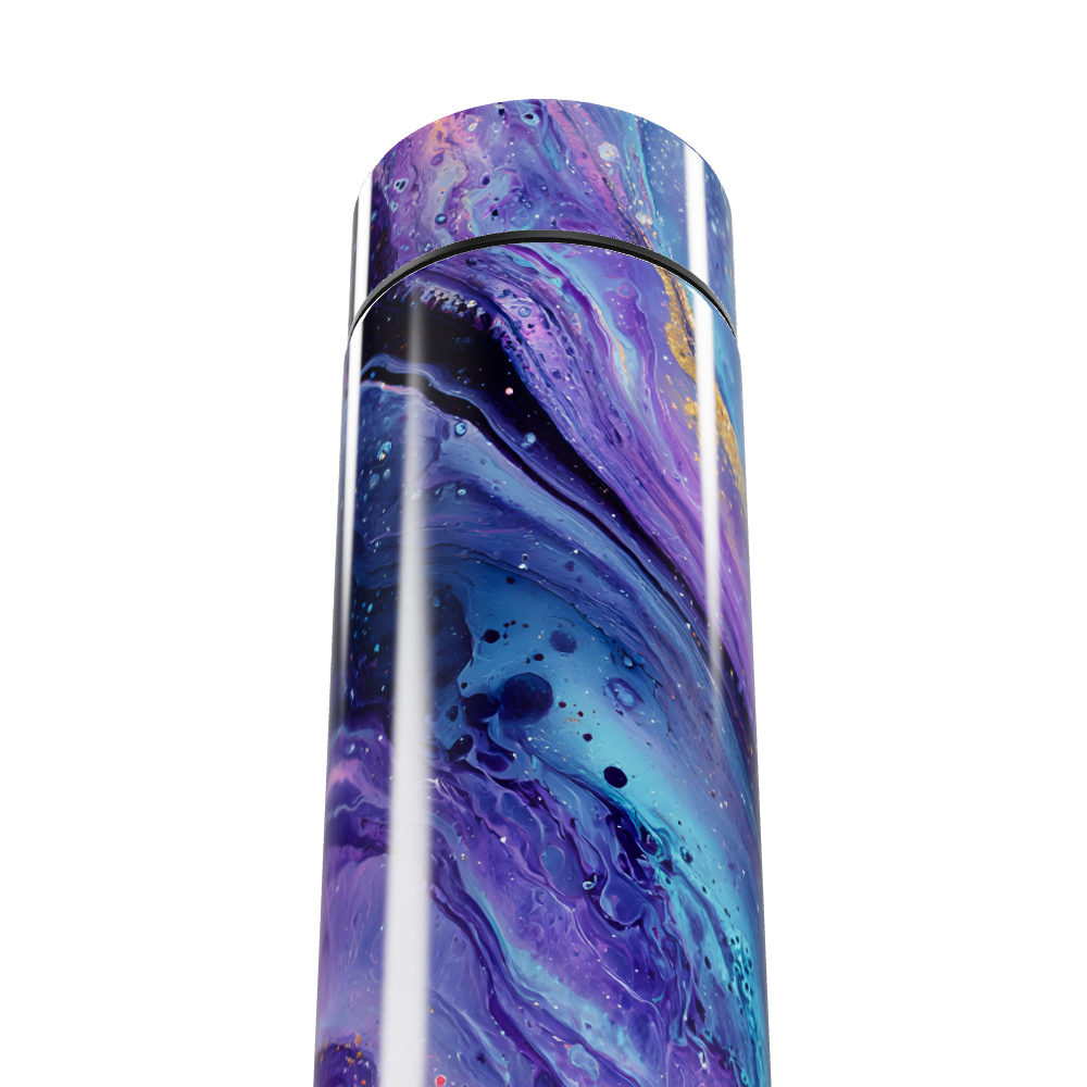 Garrafa Térmica Touch Estampa Abstrata Multicolorida