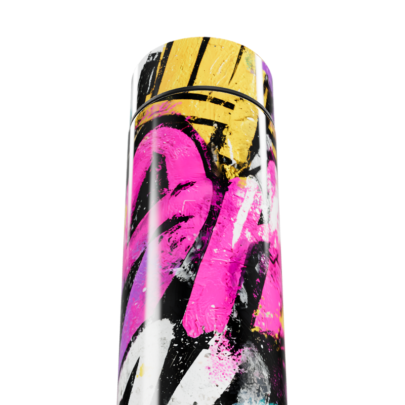 Garrafa Térmica Touch - Estampa Graffiti Colorida