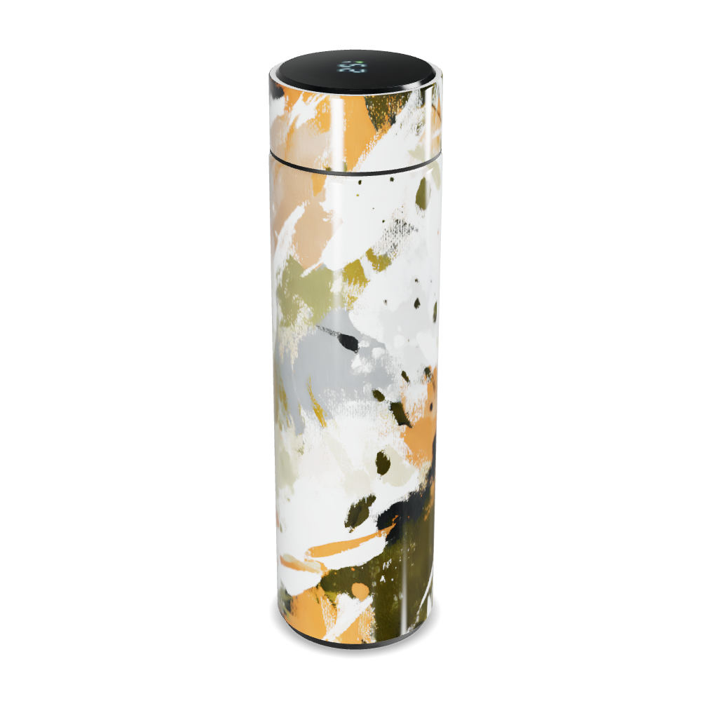 Garrafa Térmica Touch - Estampa Abstrata Colorida