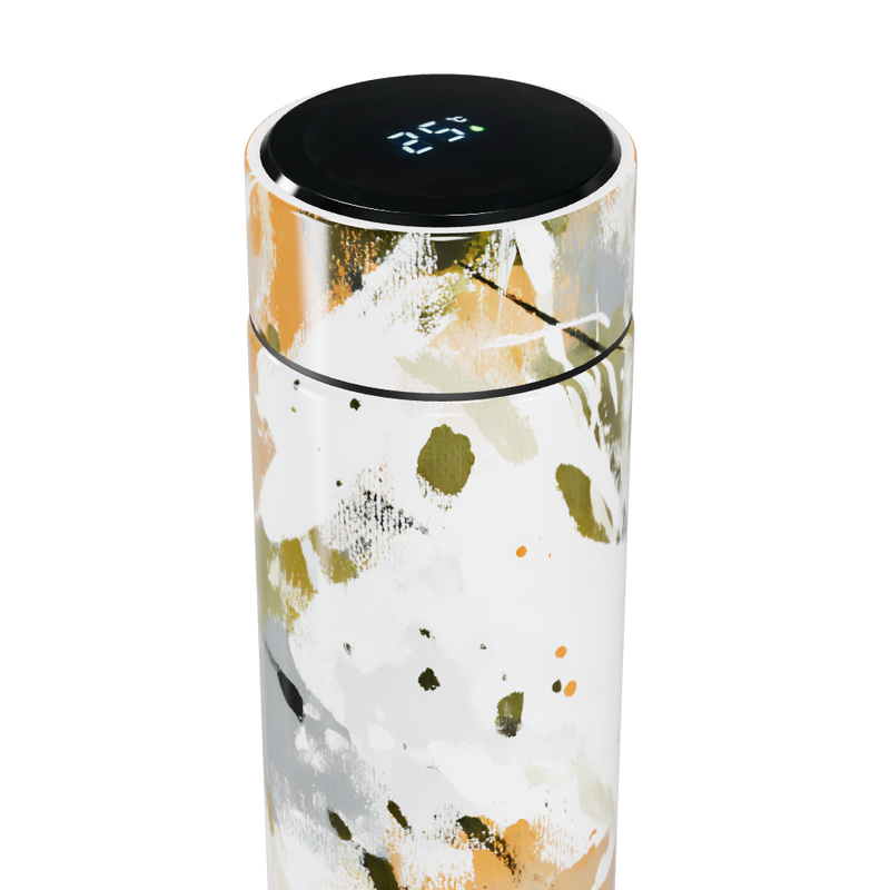 Garrafa Térmica Touch - Estampa Abstrata Colorida