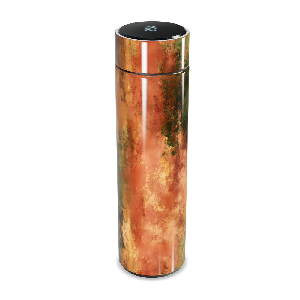 Garrafa Térmica Touch - Estampa Abstrata Colorida