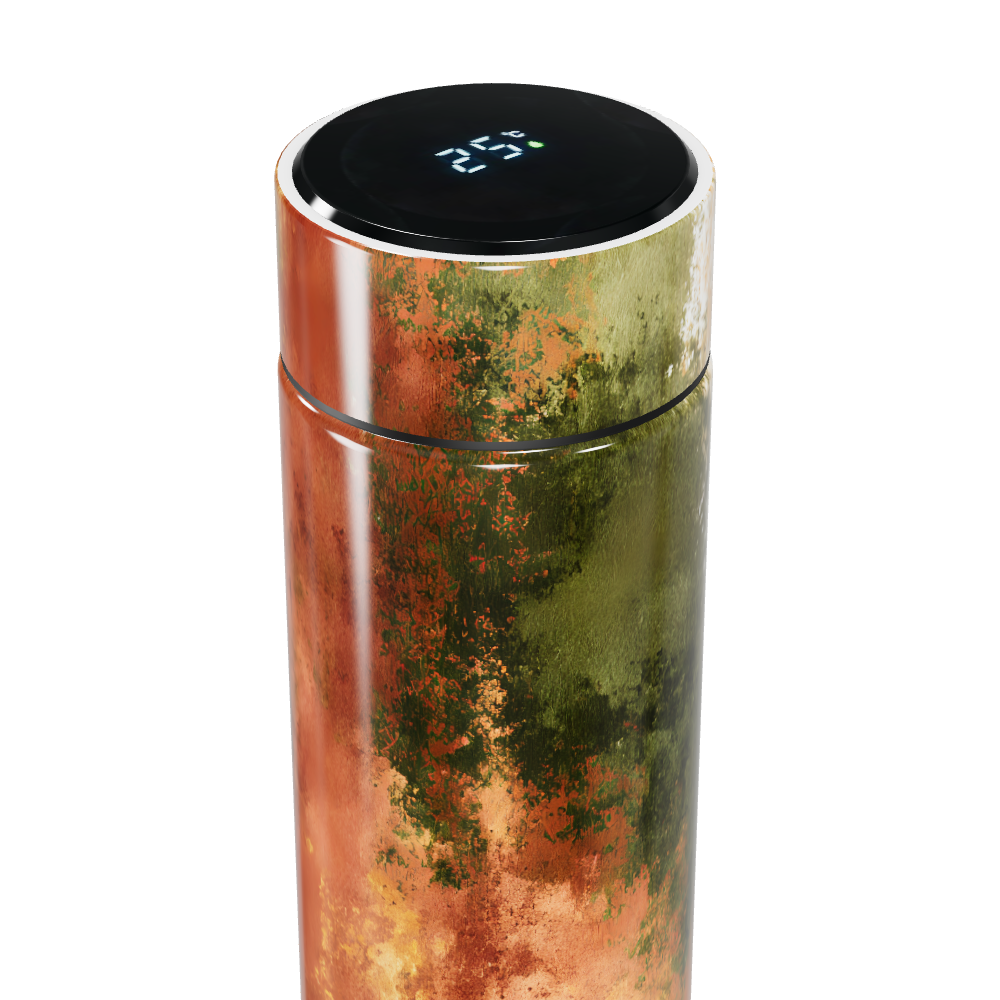 Garrafa Térmica Touch - Estampa Abstrata Colorida