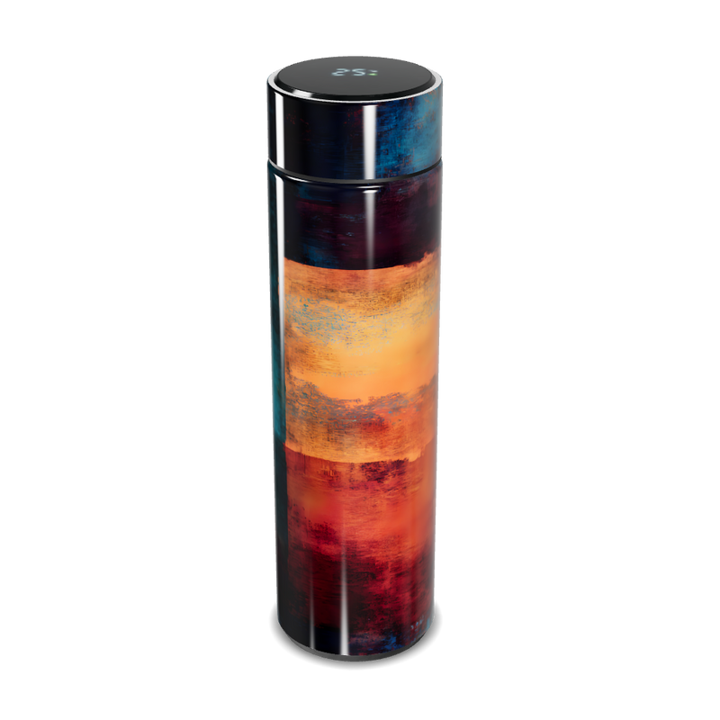Garrafa Térmica Touch - Estampa Colorida Inox