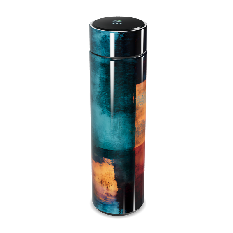 Garrafa Térmica Touch - Estampa Colorida Inox