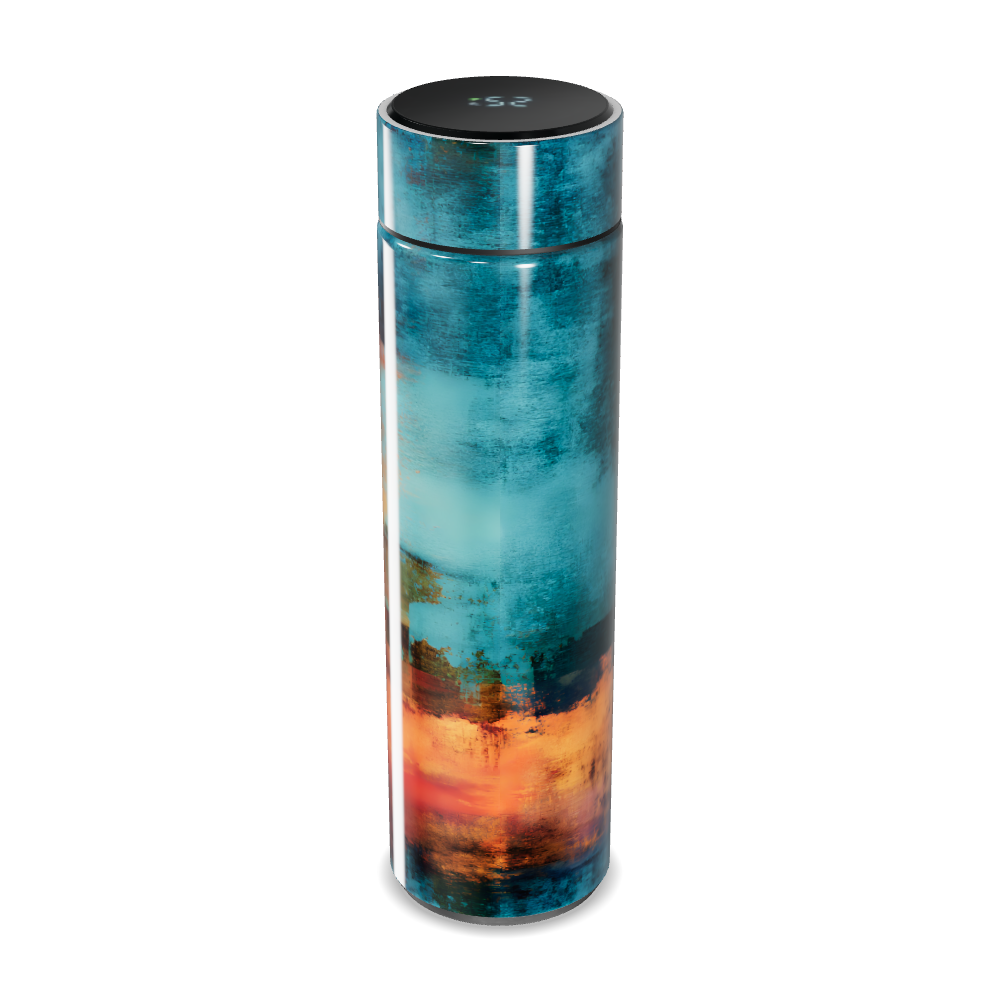 Garrafa Térmica Touch - Estampa Colorida Inox