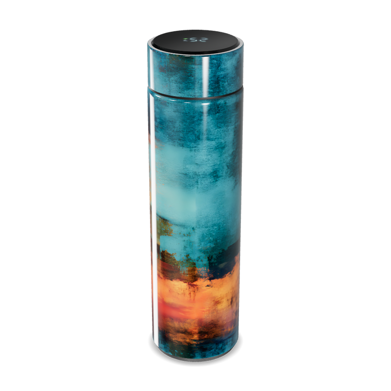 Garrafa Térmica Touch - Estampa Colorida Inox