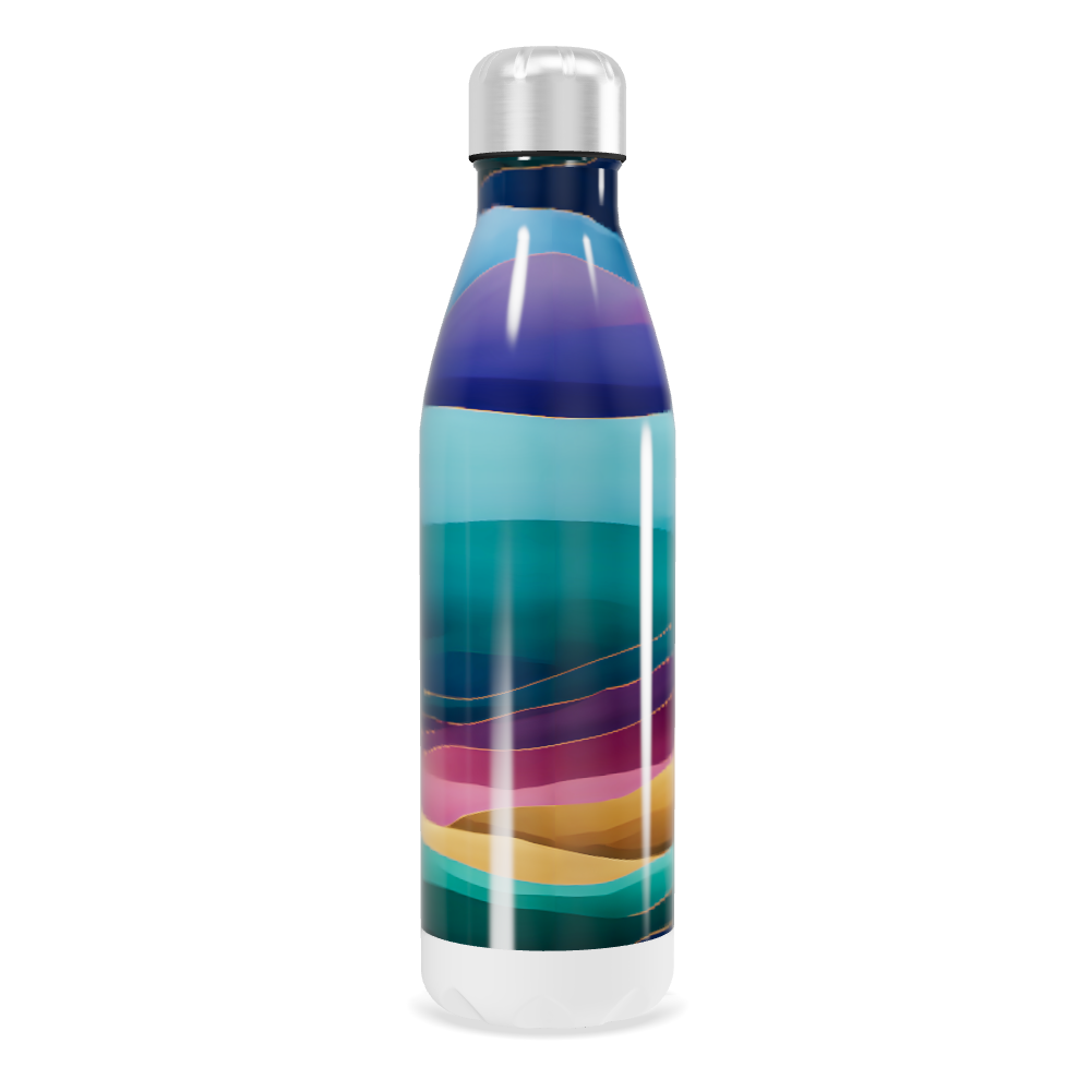 Garrafa Inox Estampada Multicolorida