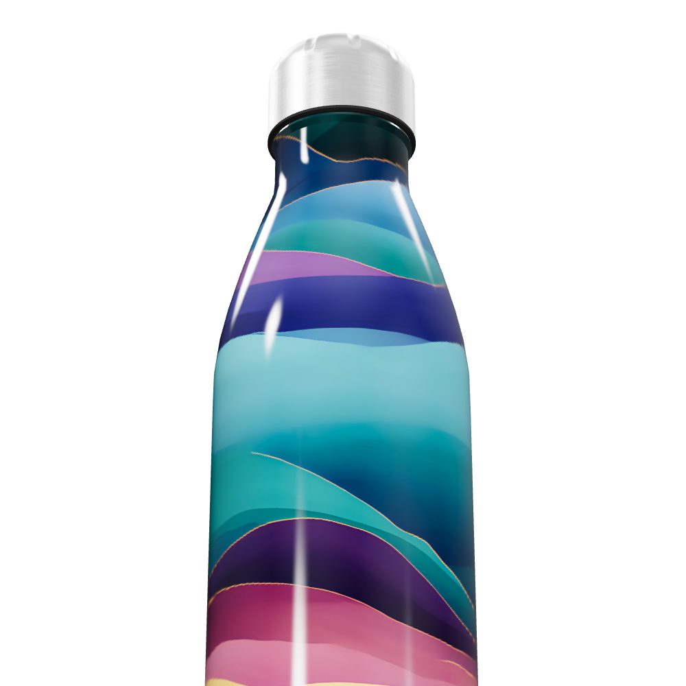 Garrafa Inox Estampada Multicolorida