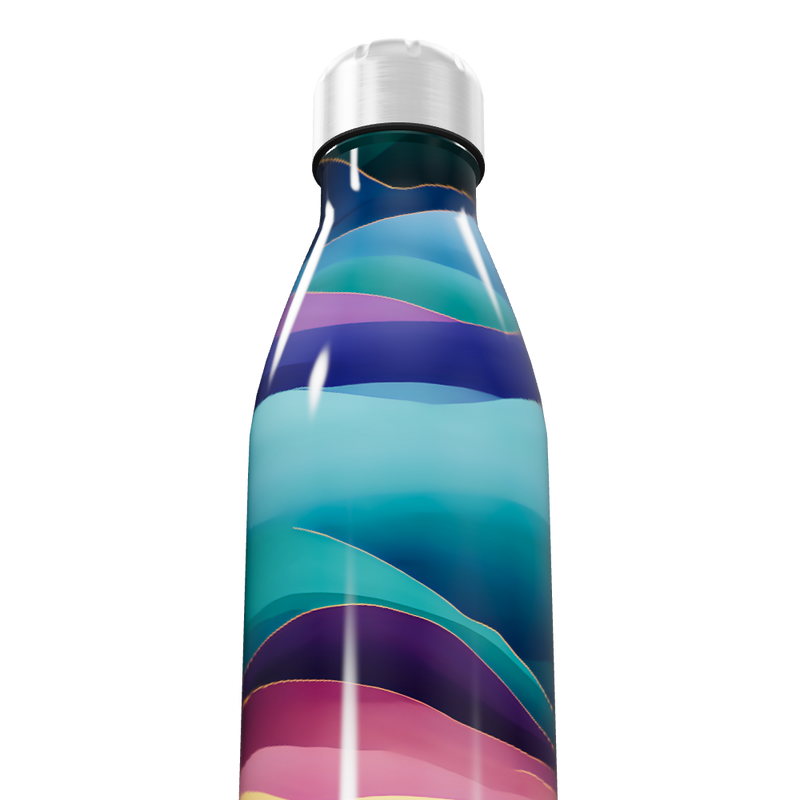 Garrafa Inox Estampada Multicolorida