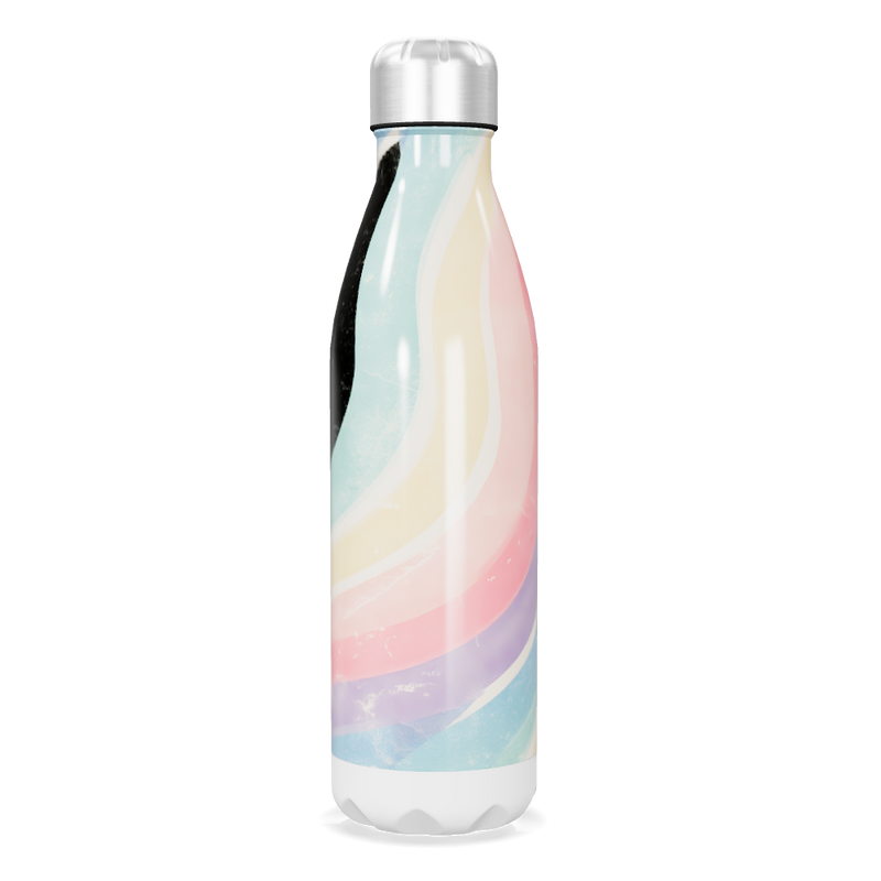 Garrafa Inox - Estampa Arco-íris