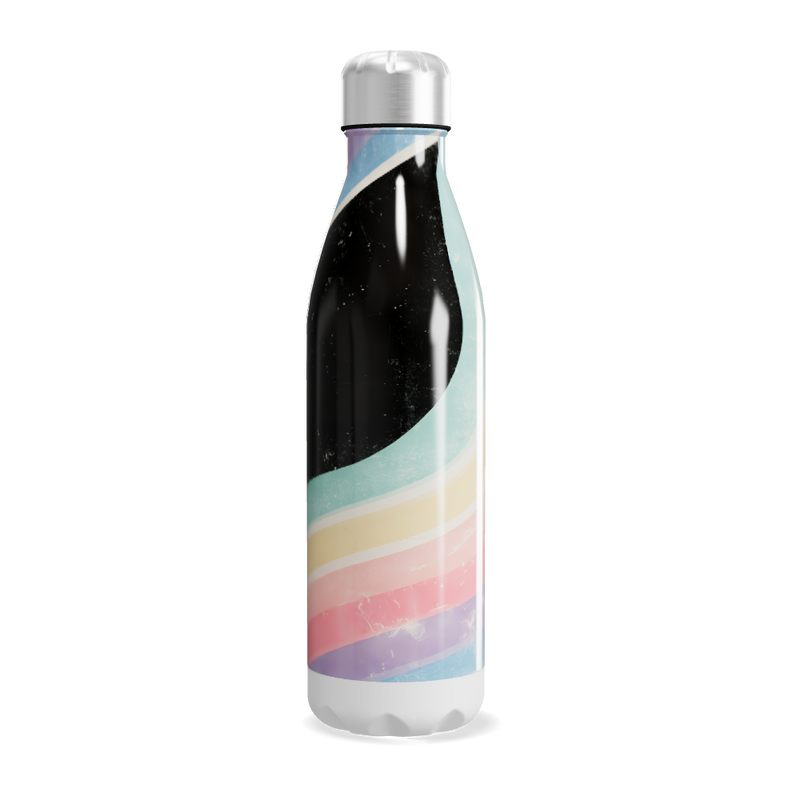 Garrafa Inox - Estampa Arco-íris