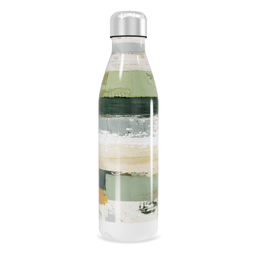 Garrafa Inox - Estampa Abstrata Colorida