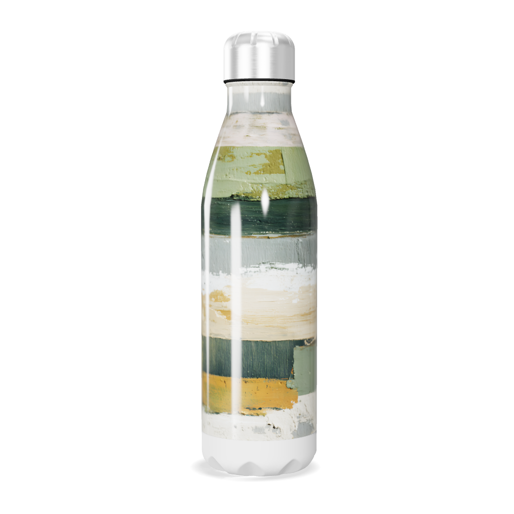 Garrafa Inox - Estampa Abstrata Colorida