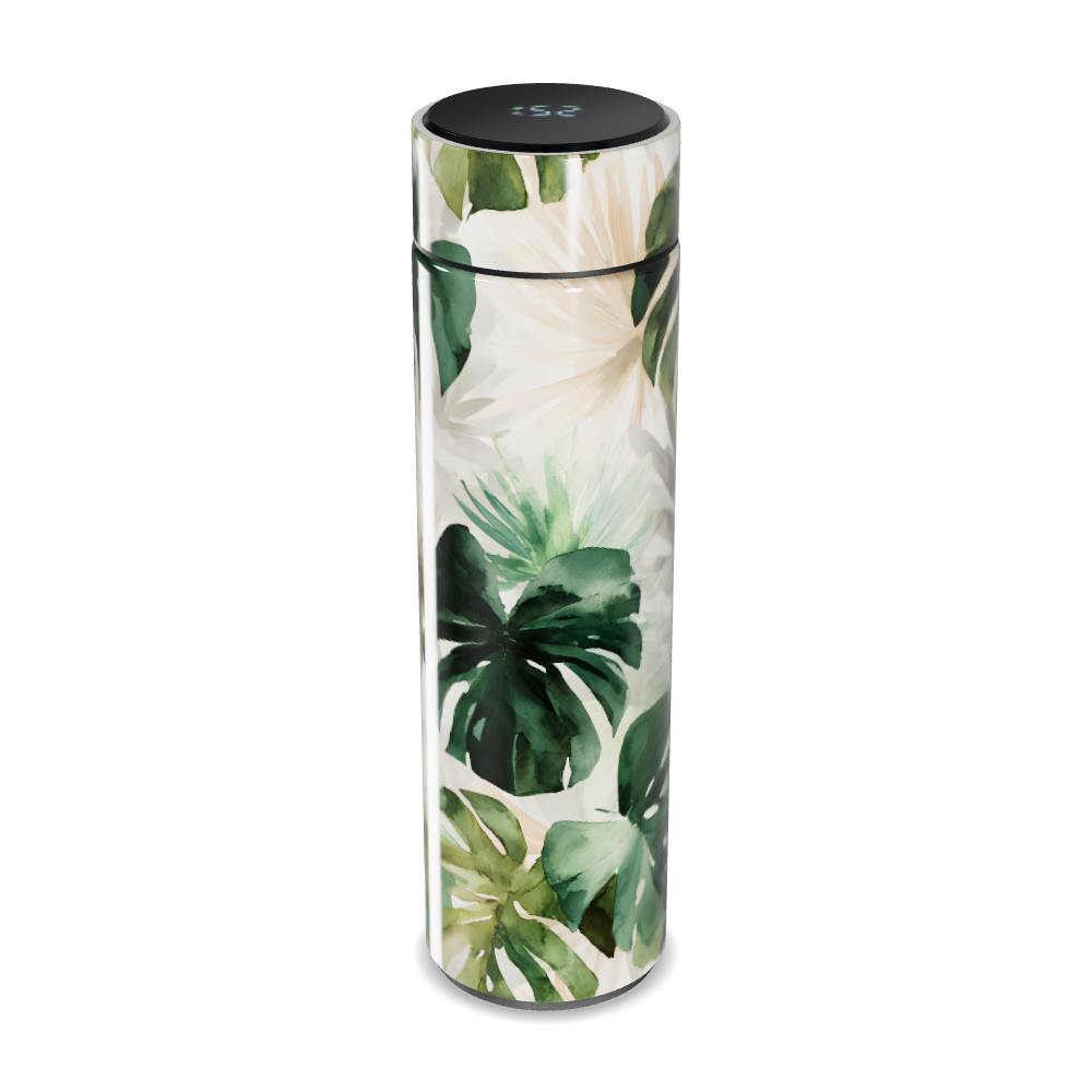 Garrafa Térmica Touch - Folhagem Verde