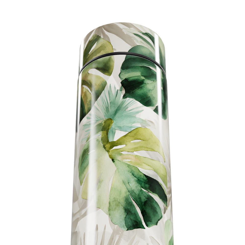 Garrafa Térmica Touch - Folhagem Verde