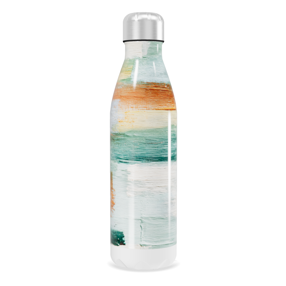 Garrafa Inox Pinceladas Coloridas 500ml