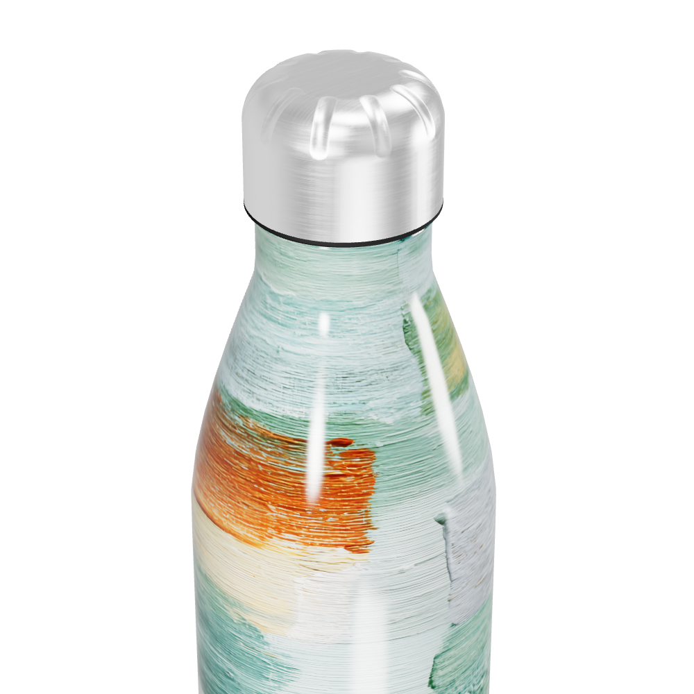 Garrafa Inox Pinceladas Coloridas 500ml