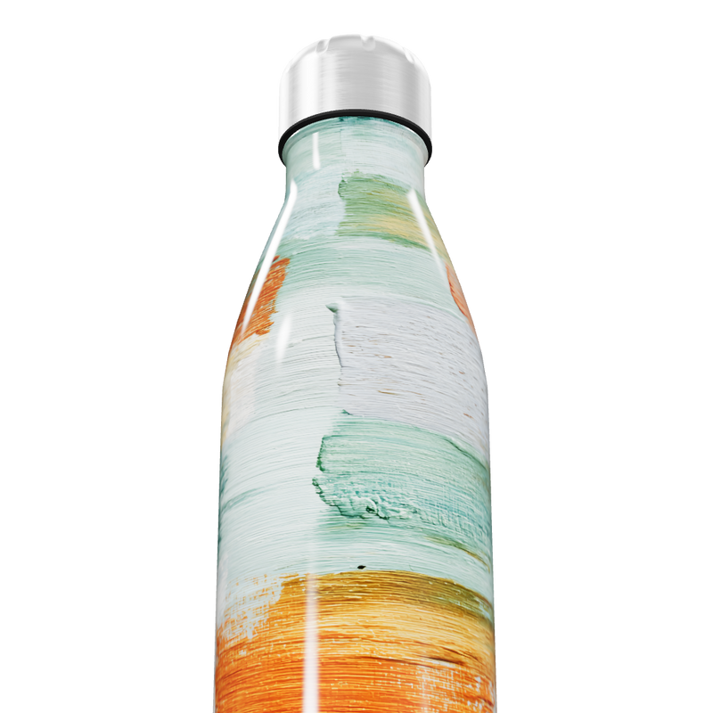 Garrafa Inox Pinceladas Coloridas 750ml