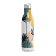 Garrafa Inox Estampada Folhas Coloridas