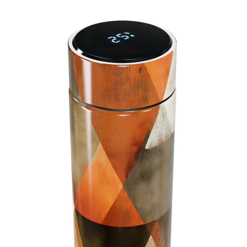 Garrafa Térmica Touch - Geométrica Colorida