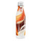 Garrafa Inox Pintura Laranja e Branca