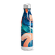 Garrafa Inox Estampa Azul e Laranja