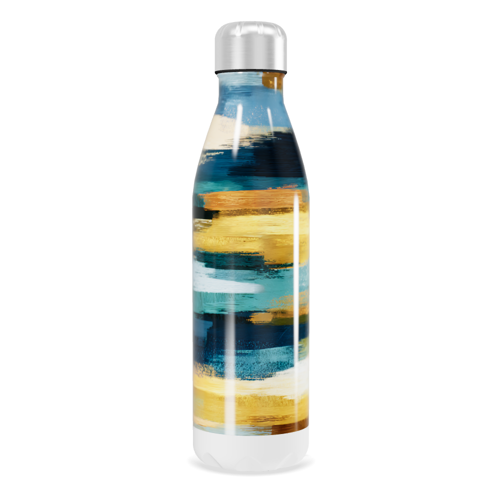 Garrafa Inox - Estampa Colorida Listrada