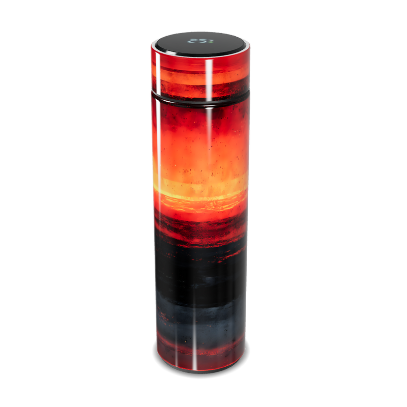 Garrafa Térmica Touch - Estampa Vulcão