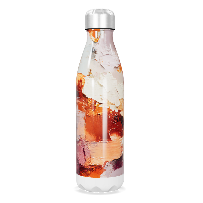 Garrafa Inox - Estampa Abstrata Colorida