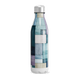 Garrafa Inox Estampada - Azul e Branco