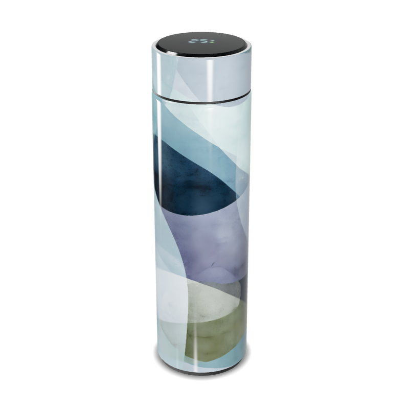 Garrafa Térmica Touch - Estampa Geométrica Multicolor