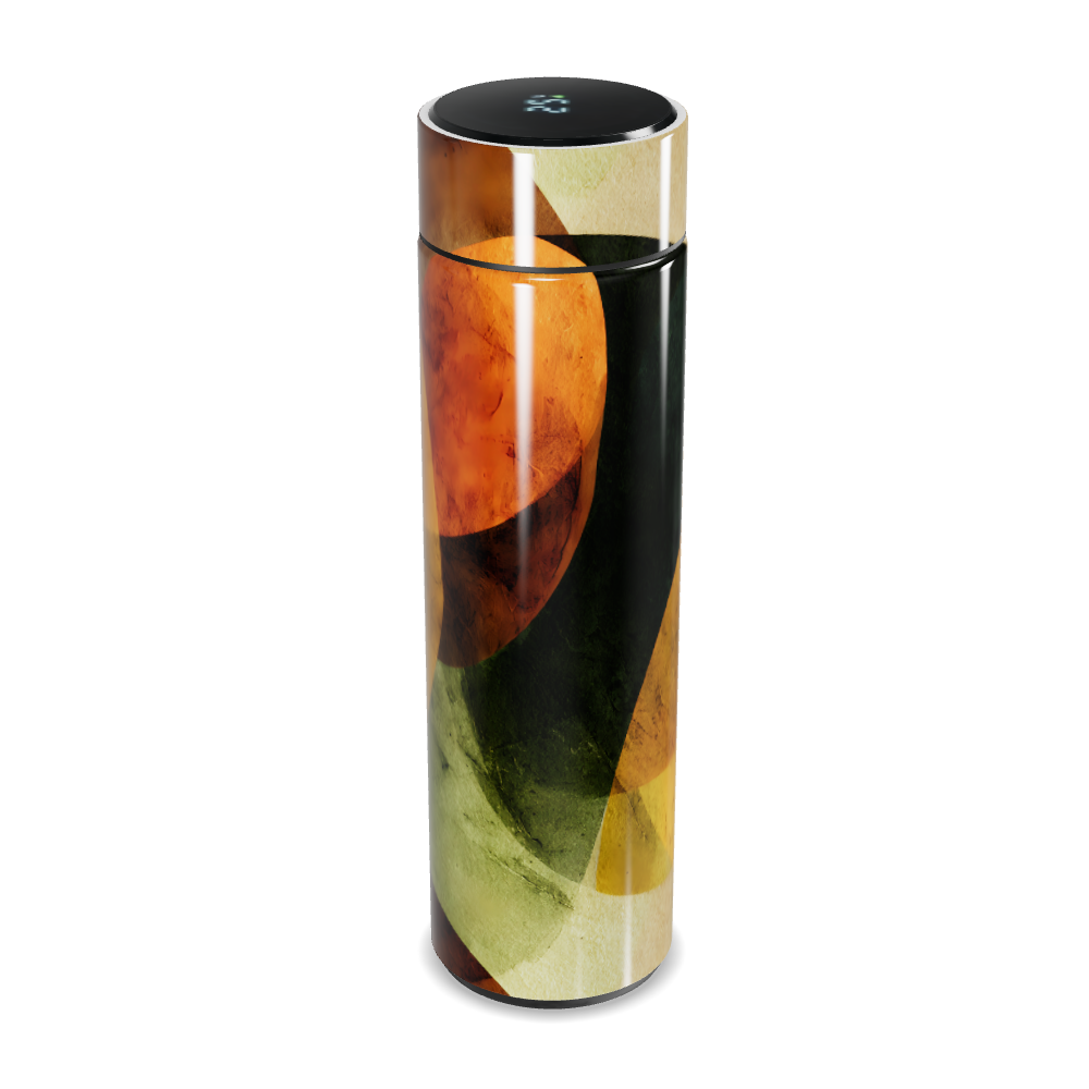 Garrafa Térmica Touch - Estampa Abstrata Colorida